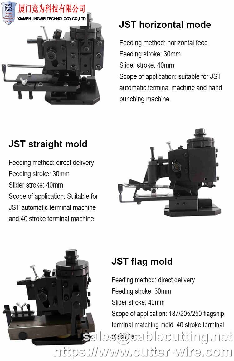 OTP terminal crimping moulds, OTP horizontal mode, wire crimping machine applicator, die for terminal machine