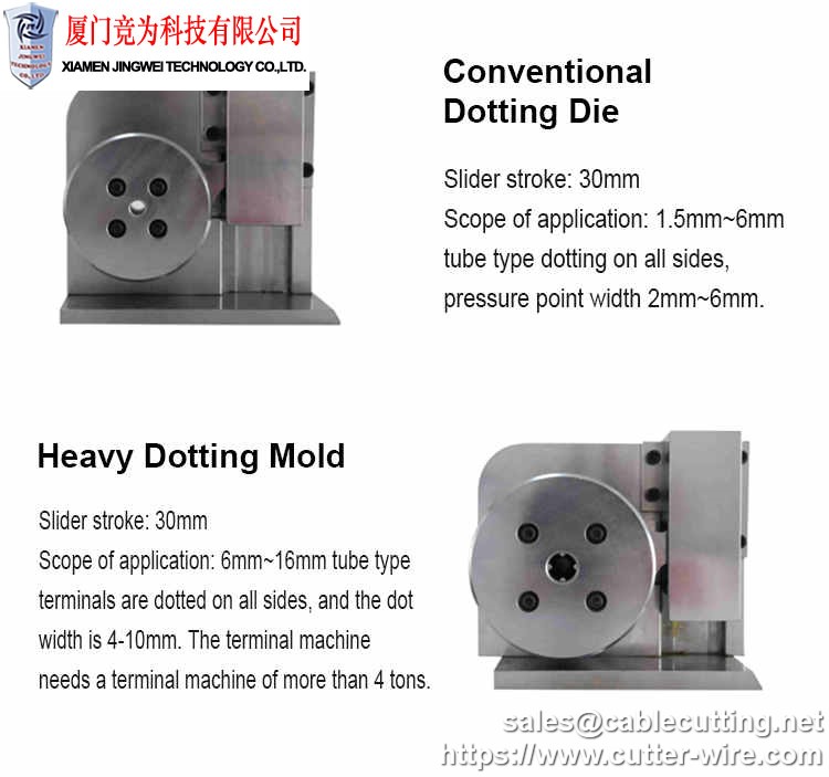 OTP terminal crimping moulds, OTP horizontal mode, wire crimping machine applicator, die for terminal machine