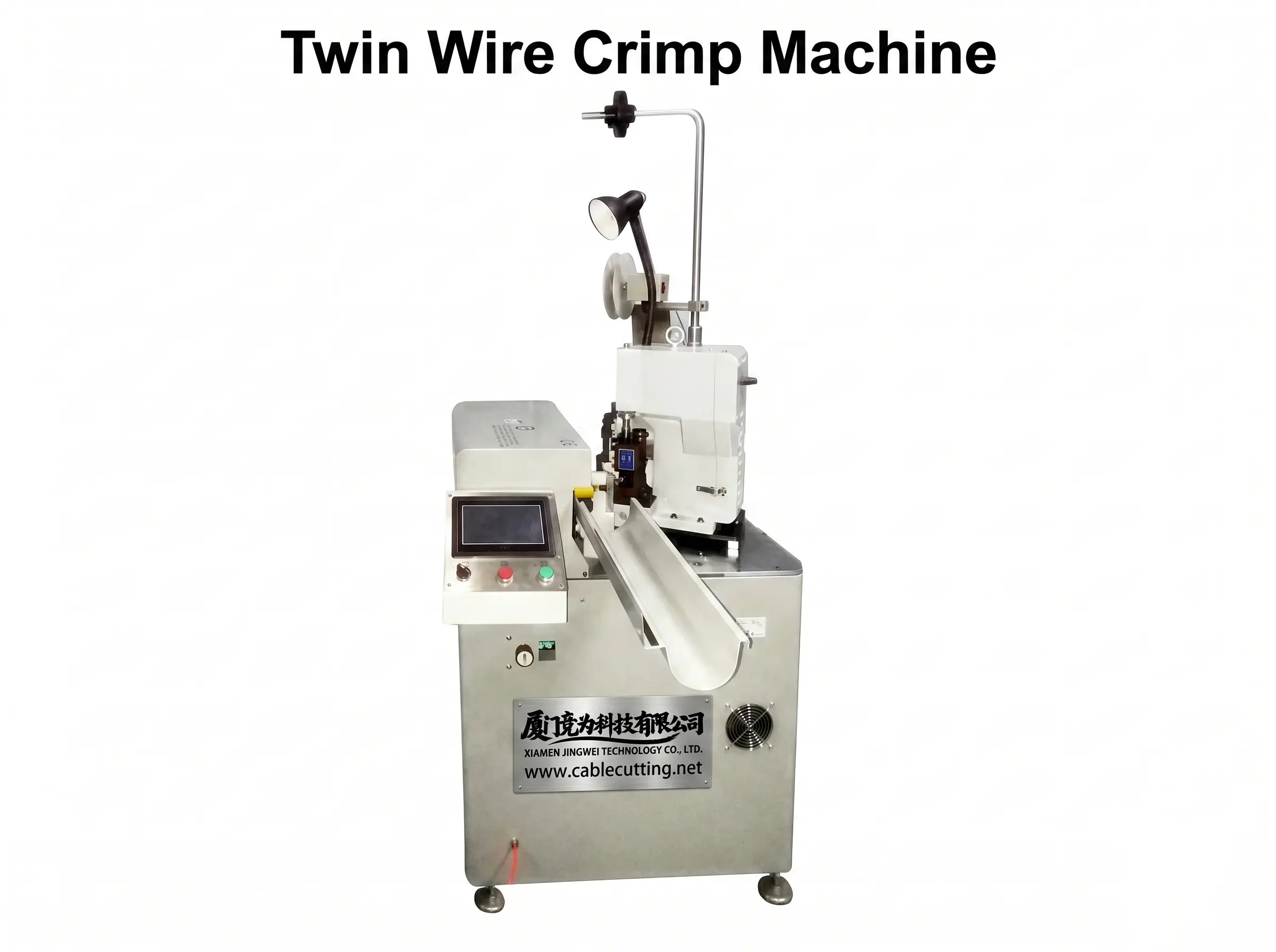 Automatic Twin Wire Crimping Machine for Industrial Automation