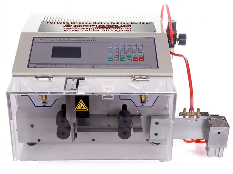 Flat Cable Stripping and Splitting Machine WPM-09-E-S with Video Guide
