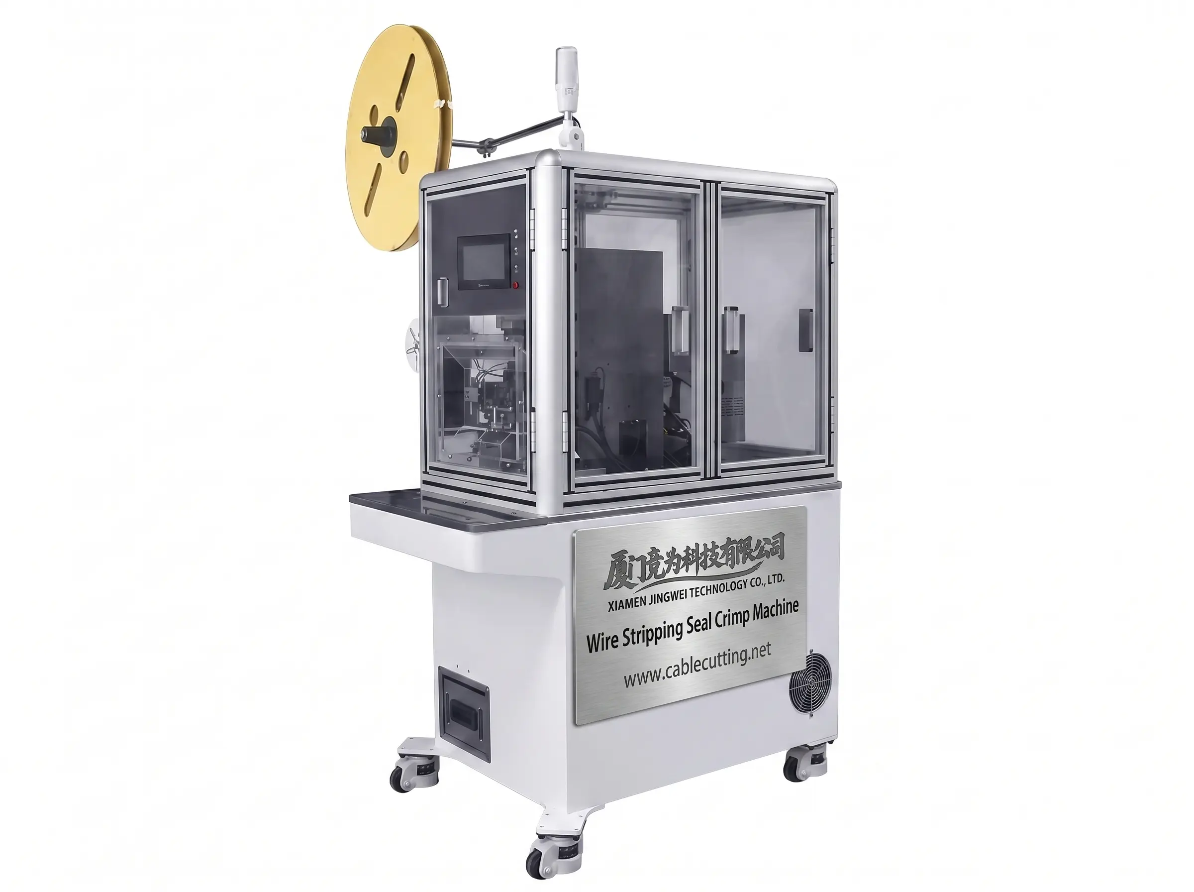 Semi-Auto Wire Strip Seal Crimp Machine WPM-50-30