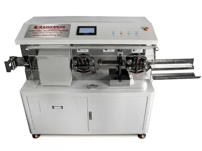 Automatic Coaxial Cable Stripping & Cutting Machine WPM-9935 - Coaxial Cable Stripper