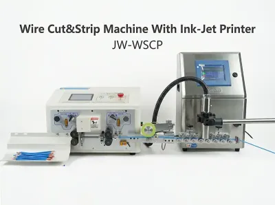 Wire Cut & Strip Machine With Ink-Jet Printer JW-WSCP