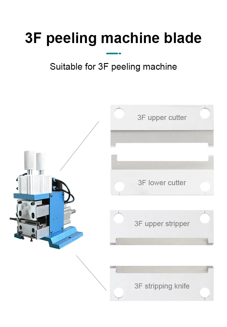 Wire stripper blade, vertical electric skinning blade, 3F core wire cutter blade, pneumatic skinning machine blade Wire stripper blade, vertical electric skinning blade, 3F core wire cutter blade, pneumatic skinning machine blade