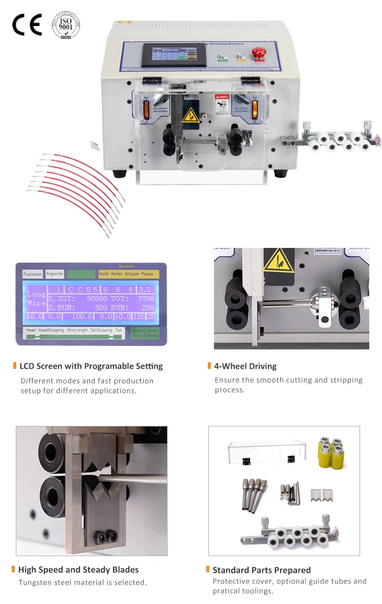 WPM-SDS wire Stripping Cutting Machine for Computer automatic wire strip stripping, Wire Stripping Machine For Sale, Automatic Wire Cutting And Stripping Machine, Copper Wire 