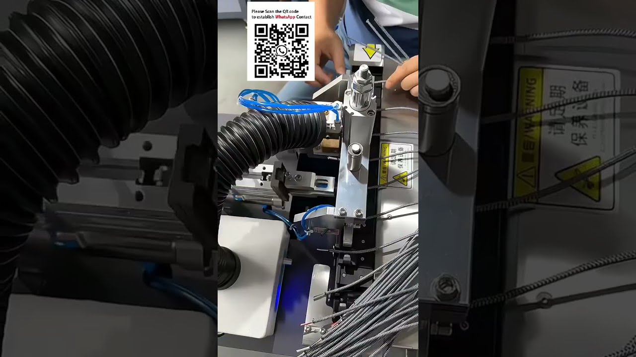 Automatic Hot Stripping Machine for Braided Shield Wires #Wire Processing Equipment