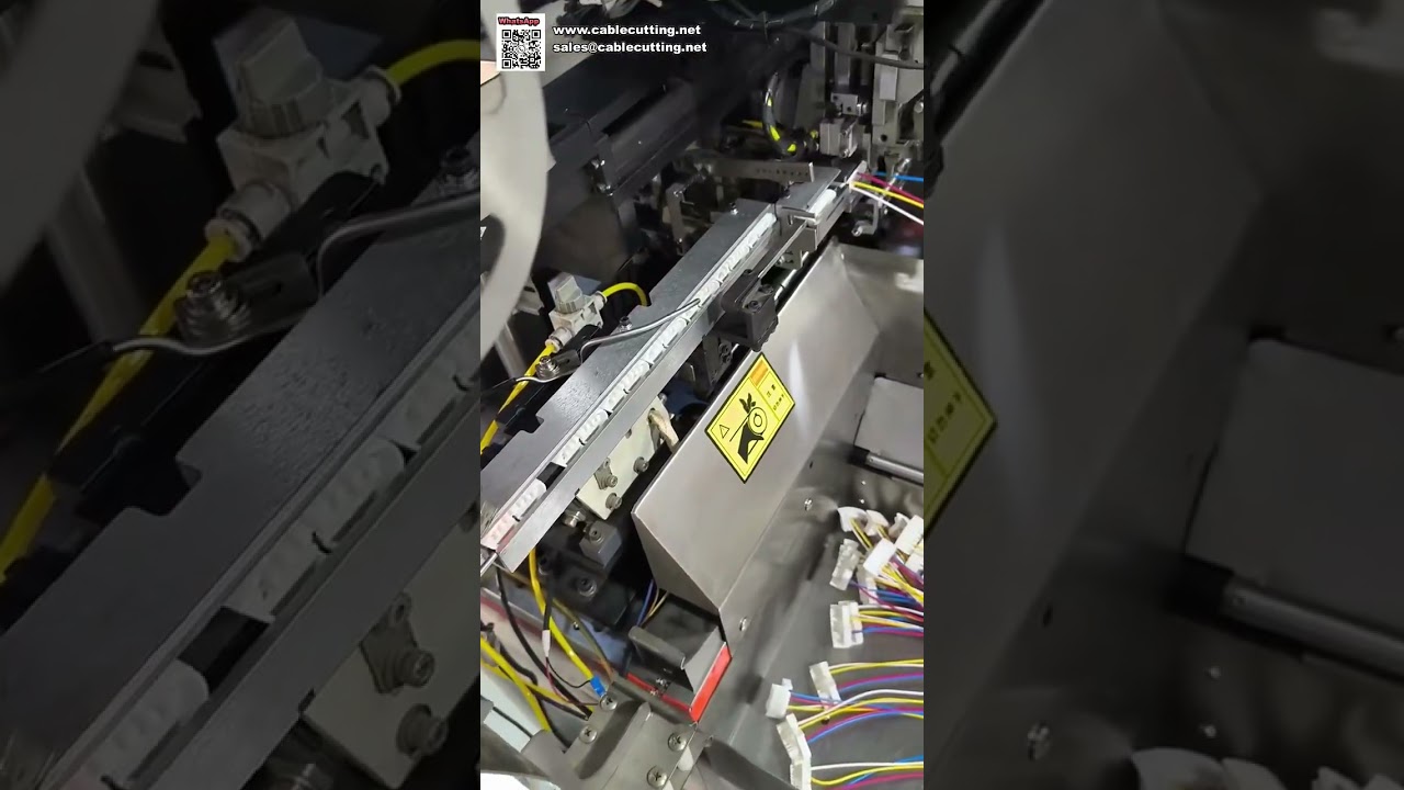 Single Head Terminal Crimping and Connector Housing Insertion Machine for Mixed Wires