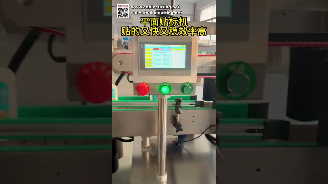 High Efficiency Small Flat Surface Labeling Machine Automatic Sticker Applicator for Cartons Bag