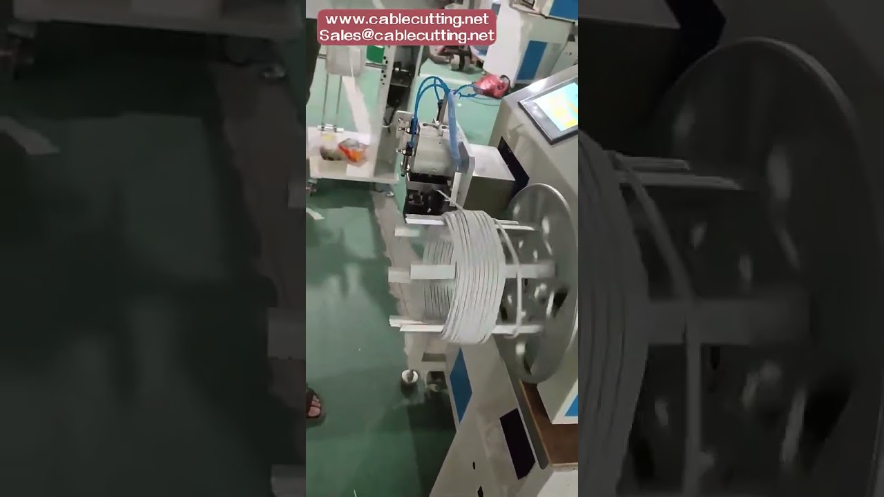 Wire Measuring And Cutting And Winding Machine