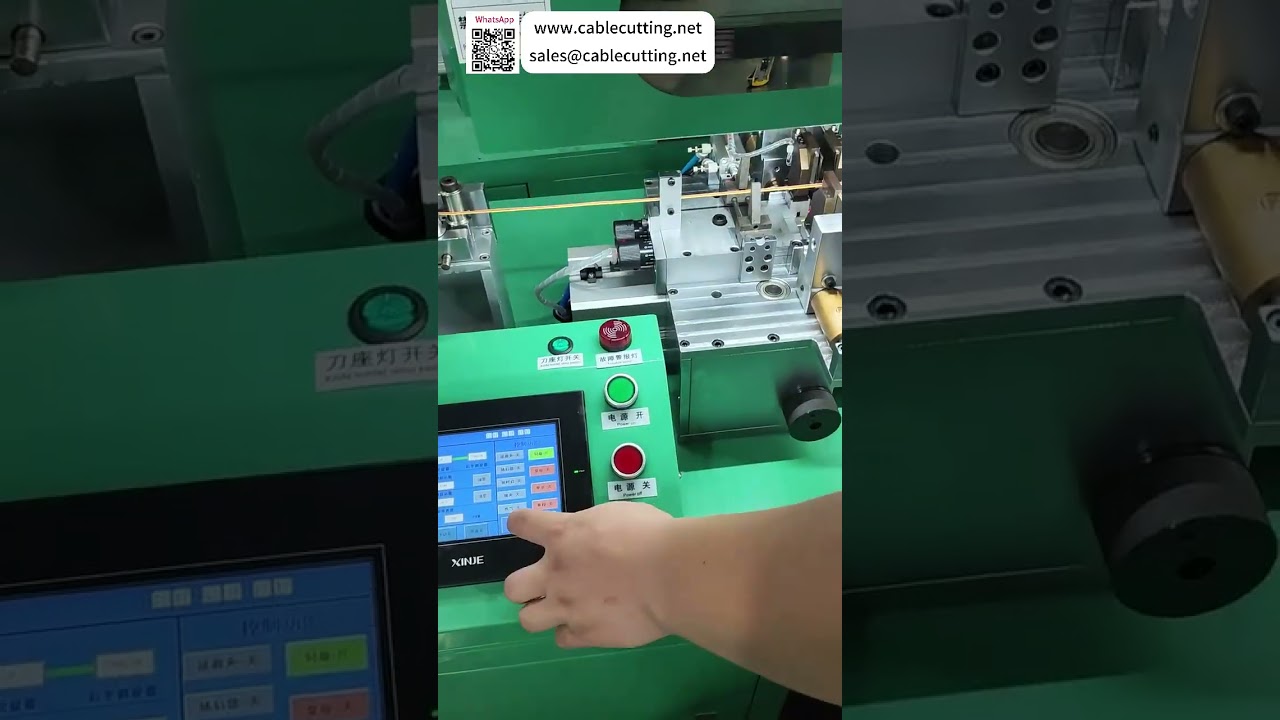Model 1300 High Speed Wire Cutting and Stripping Machine For 13mm Front and 4mm Rear Peeling