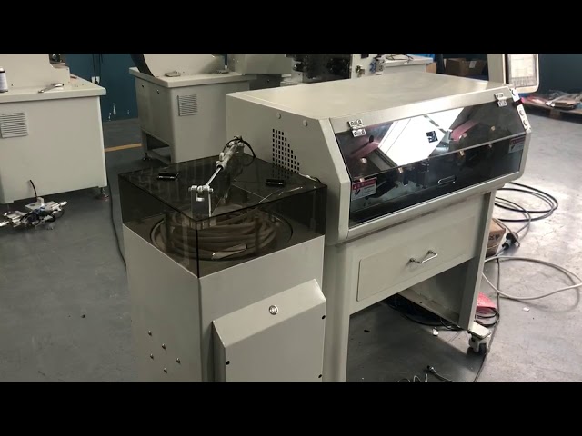 Fully Automatic multi core sheath wire cutting stripping machine with Wire Coiling Machine WPM 680