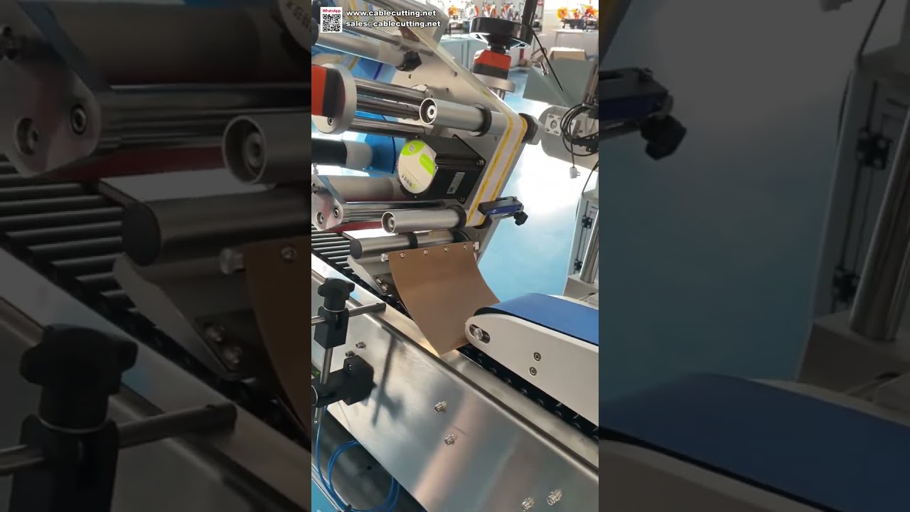 Horizontal Round Bottle Labeling Machine Automatic Sticker Applicator for Ampoules and Vials