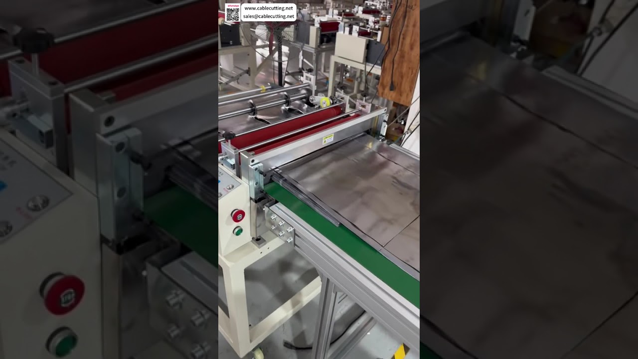 Heavy Duty Lead Sheet Rotary Slitting Machine Meter Counter Length Control Precise Operation - Shorts