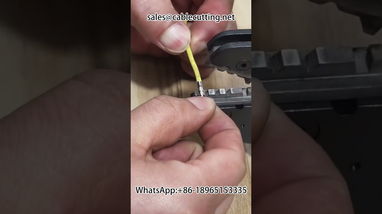 Pneumatic crimping pliers, crimping aviation pins, positive quadrilateral crimping