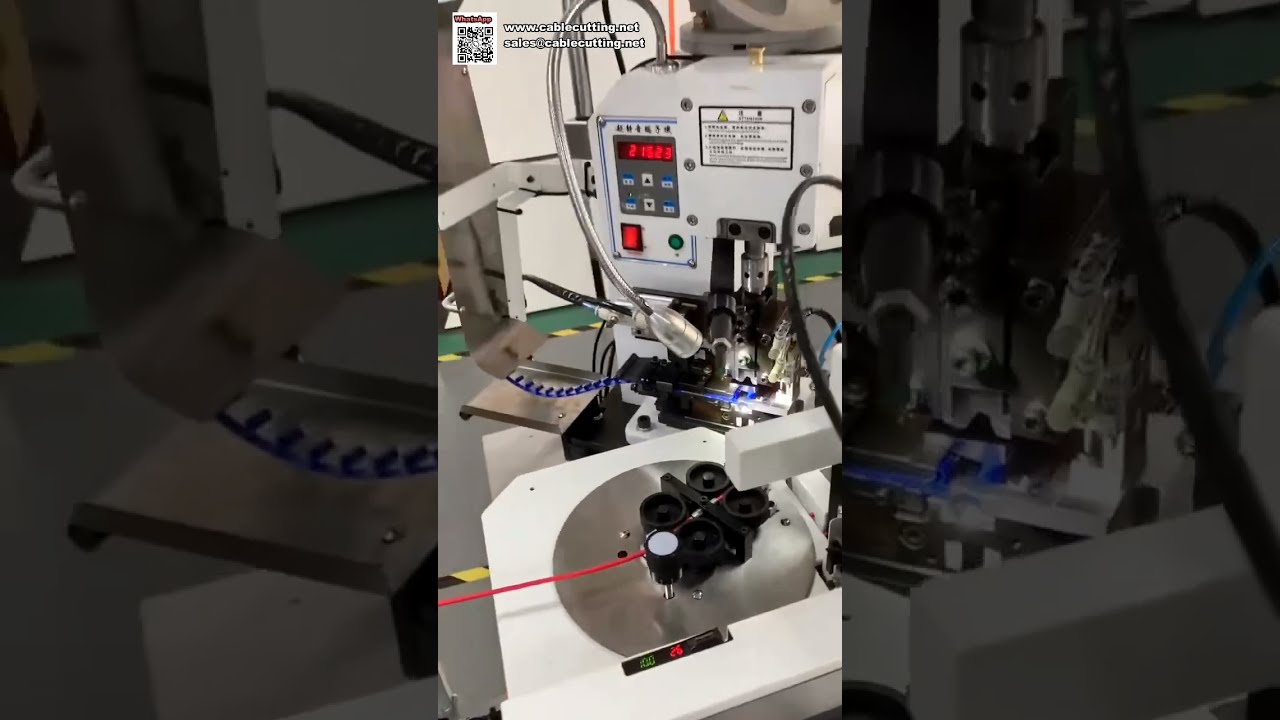 Automated Single Head Insulated Terminal Crimping Machine for Wire Harness Processing
