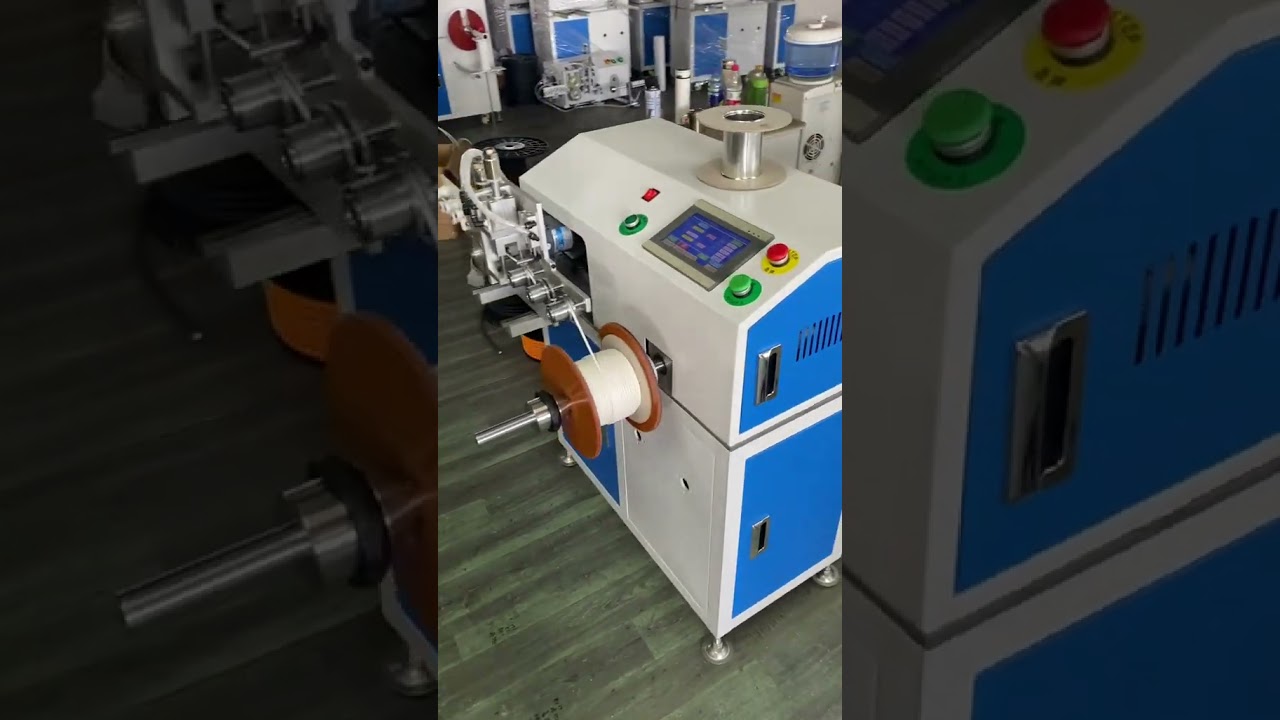 Precise Metering & Neat Coiling of Electric Wire onto Bobbins #factory #machine