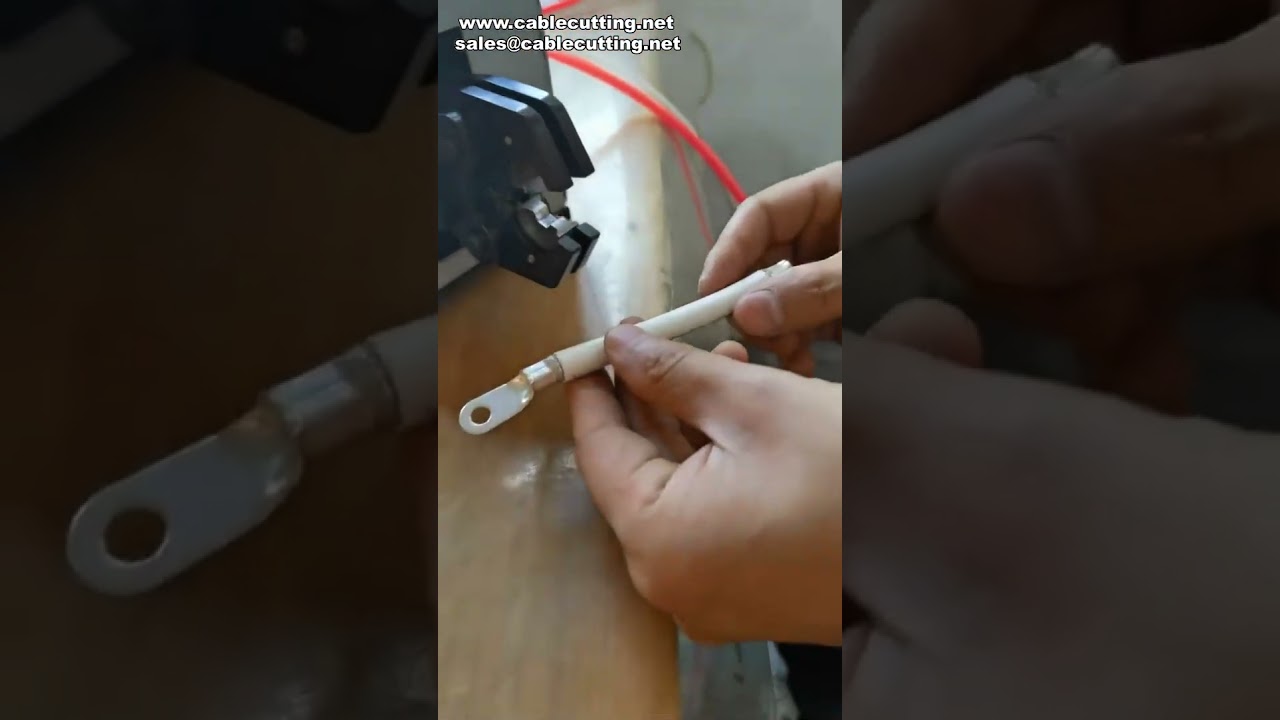 Pneumatic Wire Crimper for Copper Lugs and Open Lugs