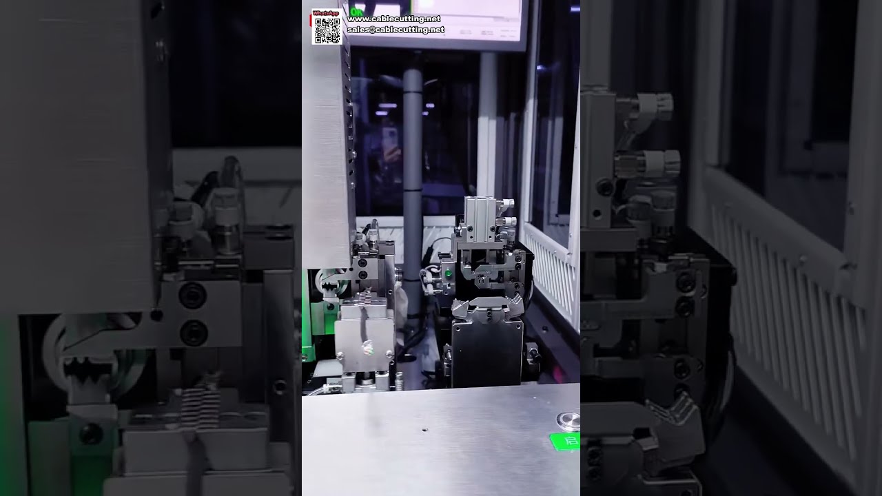HSD Ethernet New Energy Auto Wire Stripping and Terminal Crimping All in One Machine