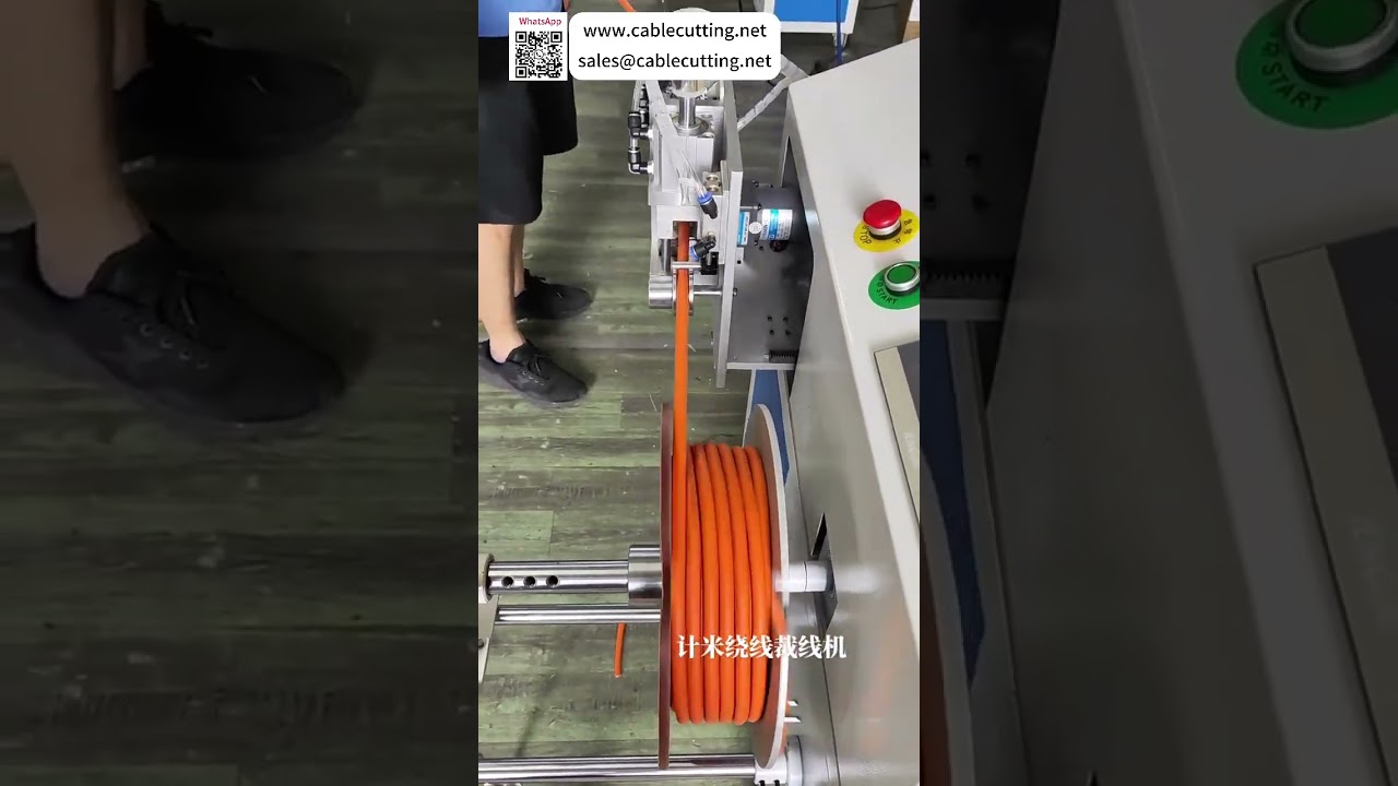 Integrated Meter Counting Wire Winding and Cable Cutting Machine For Wire Harness Operations - Shorts