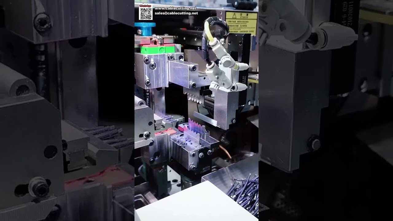 Fully Automatic Wire Cutting Stripping and Double Head Tinning Soldering Machine - Shorts