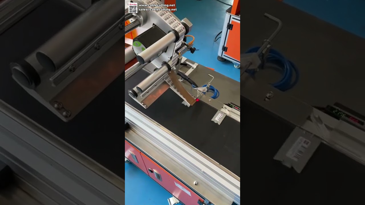 Flat Surface Labeling Machine for Metal Plates Automatic Sticker Applicator for Industrial Parts