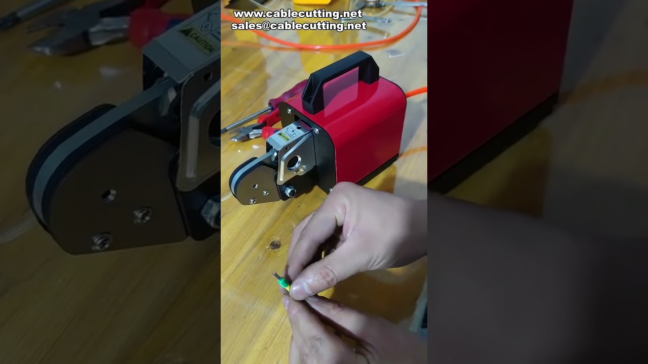 Pneumatic Tube Terminal Crimping Machine Self Adjusting for Various Wire Sizes