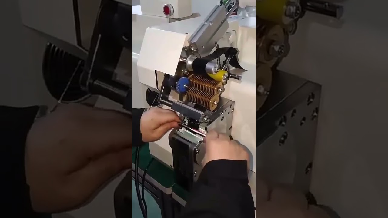 Automatic Cable Wire Harness Insulating Tape Wrapping & Spot Winding Machine #machine #automobile