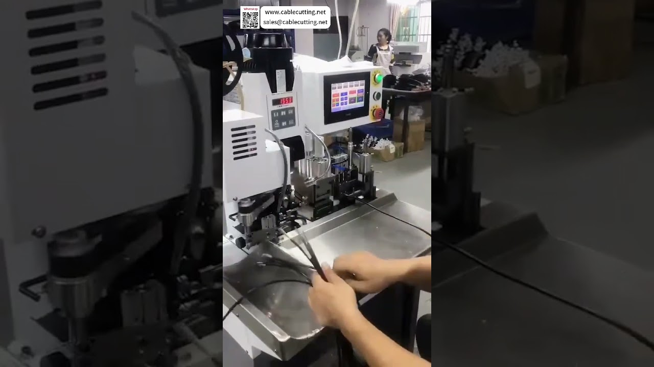 Single & Multi Core Wire Stripping & Crimping Machine  Versatile Cable Harness Processing - Shorts