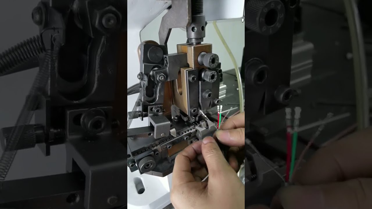 Continuous Strip Terminal Machine Stripping Core Wire Crimping Terminal All in One Machine #factory