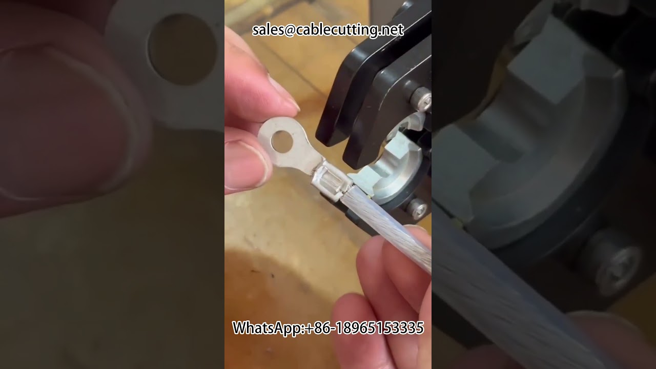Terminal Crimping Machine #machine #cablewirestrippingmachine #automobile #diy
