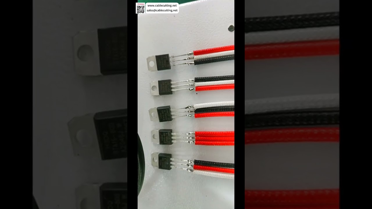 Transistor & Triode Soldering Machine  High Precision Component Leg Wire Welding Tool