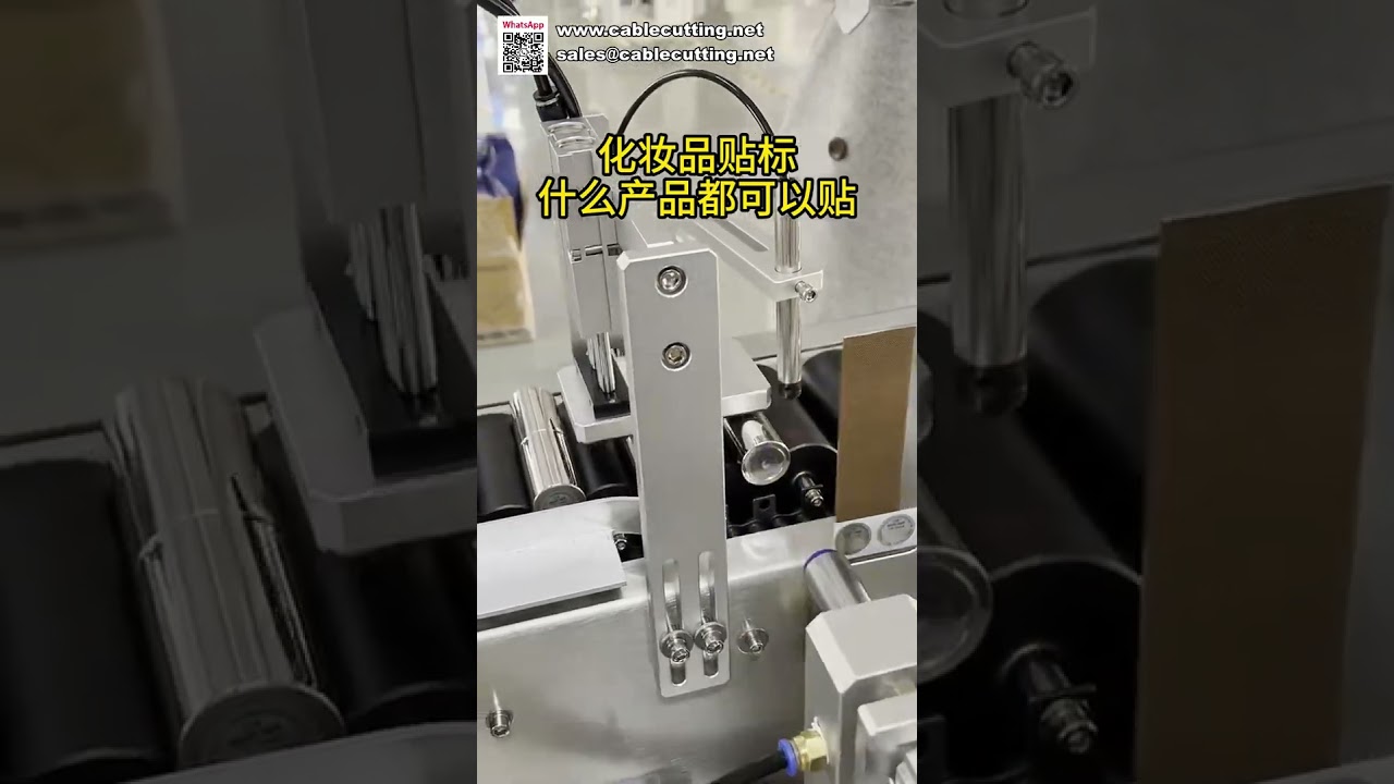 Versatile Automatic Flat Surface Labeling Machine High Speed Sticker Labeler for Cosmetics Boxes