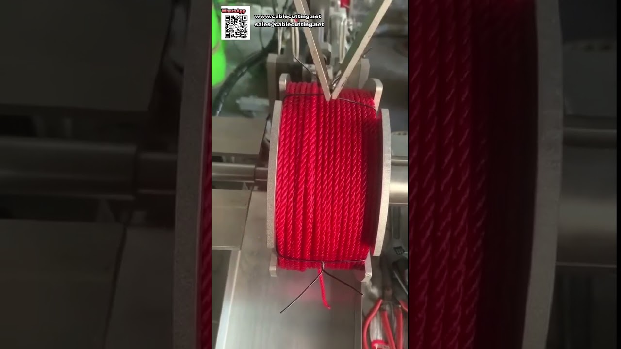 High Efficiency Automatic Bundling Machine for Nylon Rope Packaging System