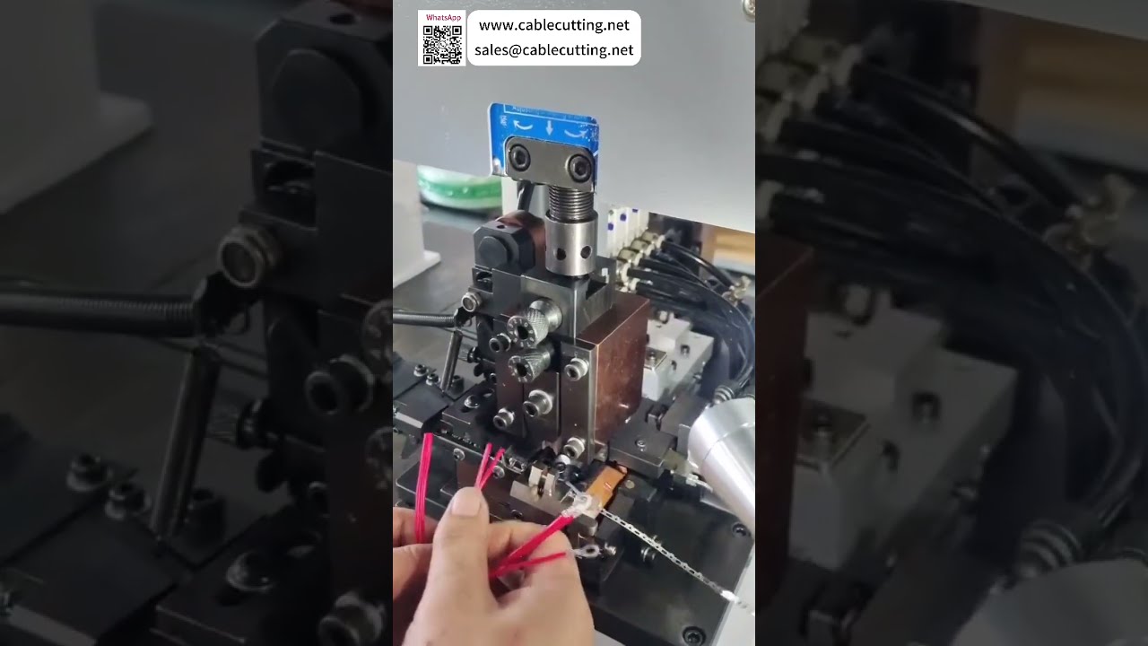 Horizontal Wire Stripping and Terminal Crimping Machine For Stable One Step Harness Assembly - Shorts