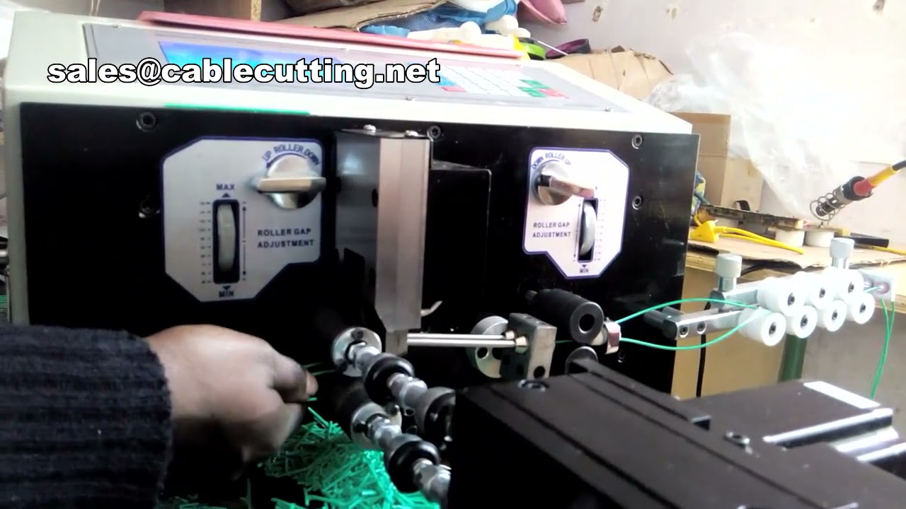 wire cutting stripping and twisting machine