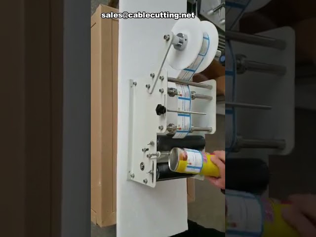 Hand Manual Labeling Machine for Round Bottles and Containers