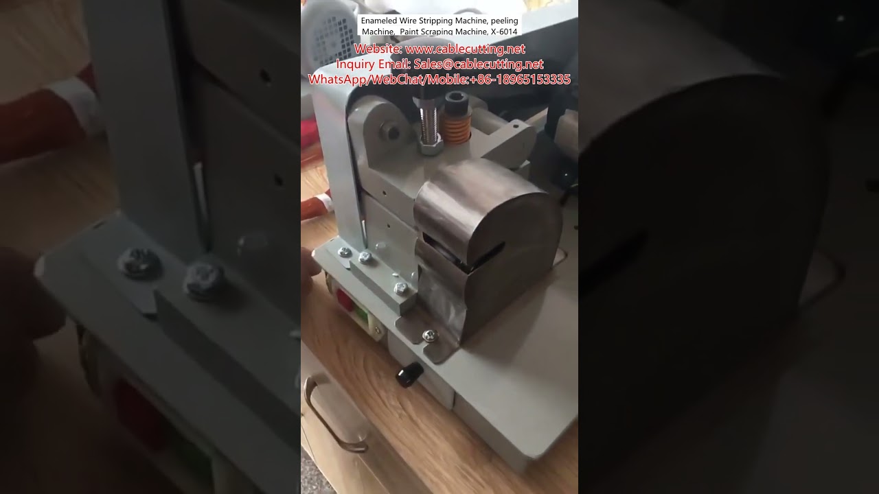 Enameled Wire Stripping Machine - Automatic Paint Scraping & Peeling Machine