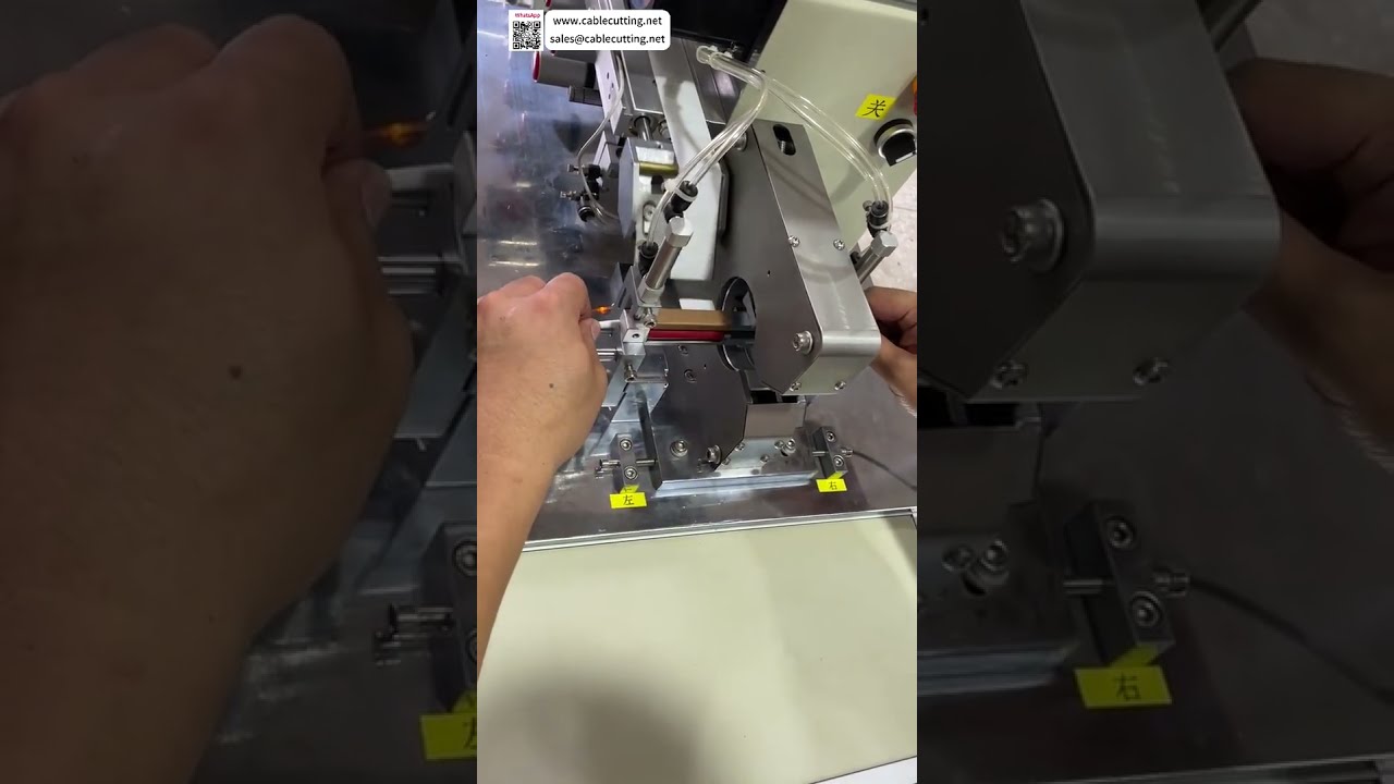 Fixed Length Wire Rolling Label Machine  Precision Wrap Around Tag Application Processing