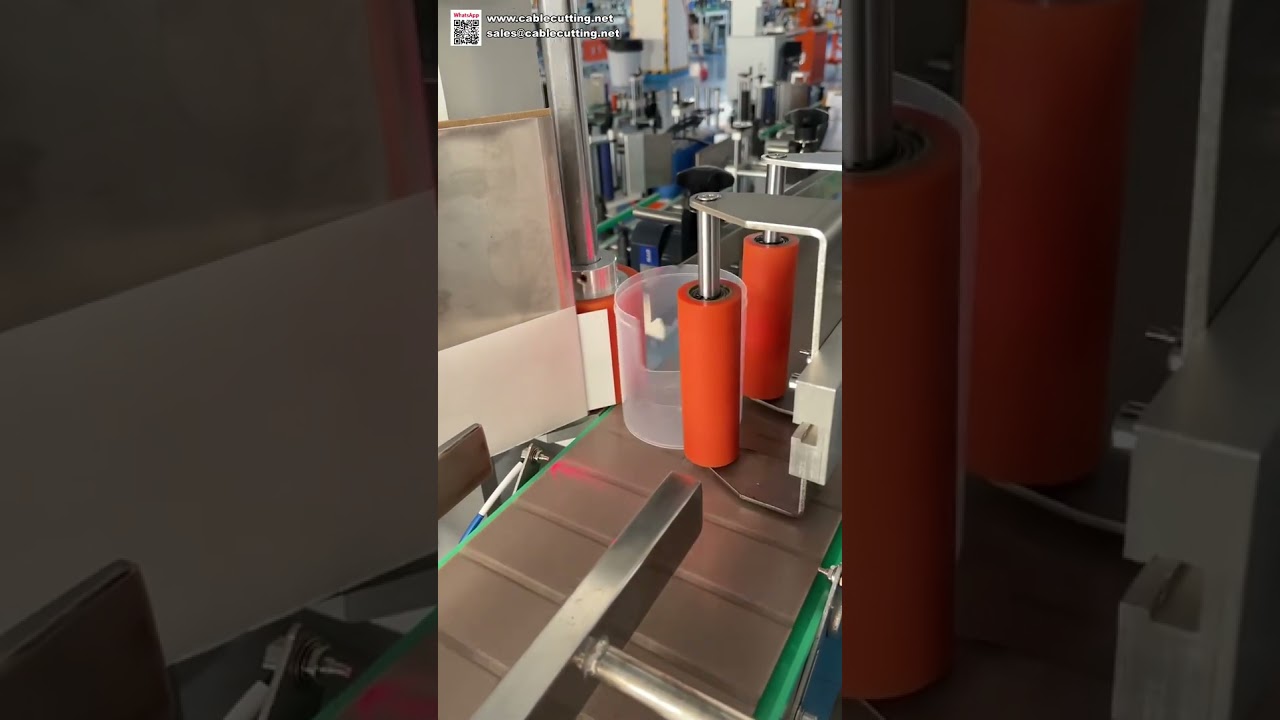 Automatic Toothpick Box Labeling Machine High Speed Sticker Applicator for Small Containers