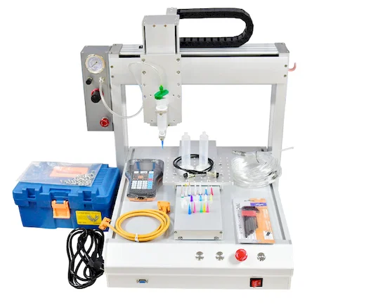 Automatic 4-Axis Rotating Dispensing Robot