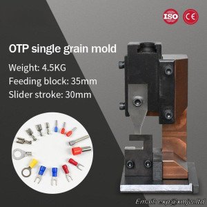 OTP Single grain mode Terminal Machine Mould, Terminal Crimping Line Stamping Forming Die Terminal Machine Accessories