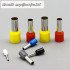 Boxed Terminal Block Cord End Crimping Sleeve Terminal Cable Connector Electrical Tube Terminals Kits Insulated With Wire Pliers