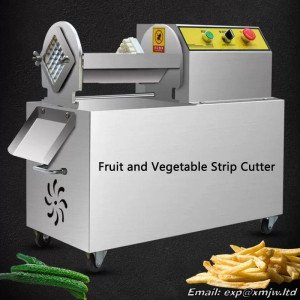 Electric Potato Strip Cutter Commercial Automatic Sweet potato/Cucumber/Pumpkin/Taro Fruit and Vegetable Strip Cutting machine