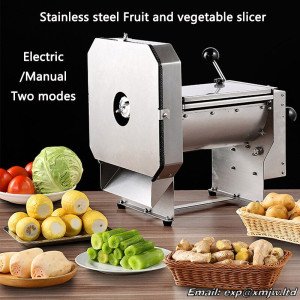 Electric Fruit and Vegetable slicer Commercial Stainless steel Potato/Lemon/Ginger/Pineapple/Mushroom Slicing machine