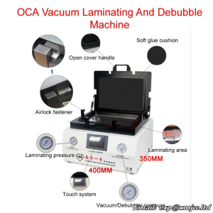 808 Economy All In One Automatic OCA Vacuum Laminating And Debubble Machine 12 Inch Hard To Hard Type 220V 110V