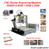 CNC Router Engraver Engraving Drilling Milling Machine LYCNC3040ZH USB 3Axis Rotation Axis