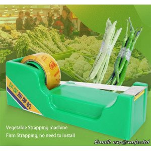 Supermarket Vegetable Strapping machine, Fresh-keeping film/wrapping film Strapping machine, Transparent adhesive tape packaging