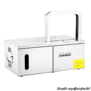 Automatic OPP tape strapping machine Supermarket Vegetable food Tying machine Plastic tape Non glue Hot melt strapper