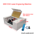 CO2 Laser Engraving Machine 200*150MM Working Size With Mobile Tempered Glass Screen Protector Function 30W 220V 110V